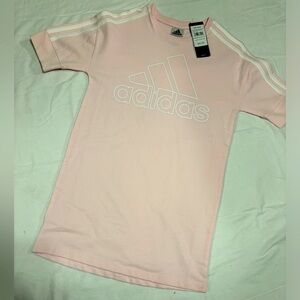 Adidas light pink dress- girls size small 7/8